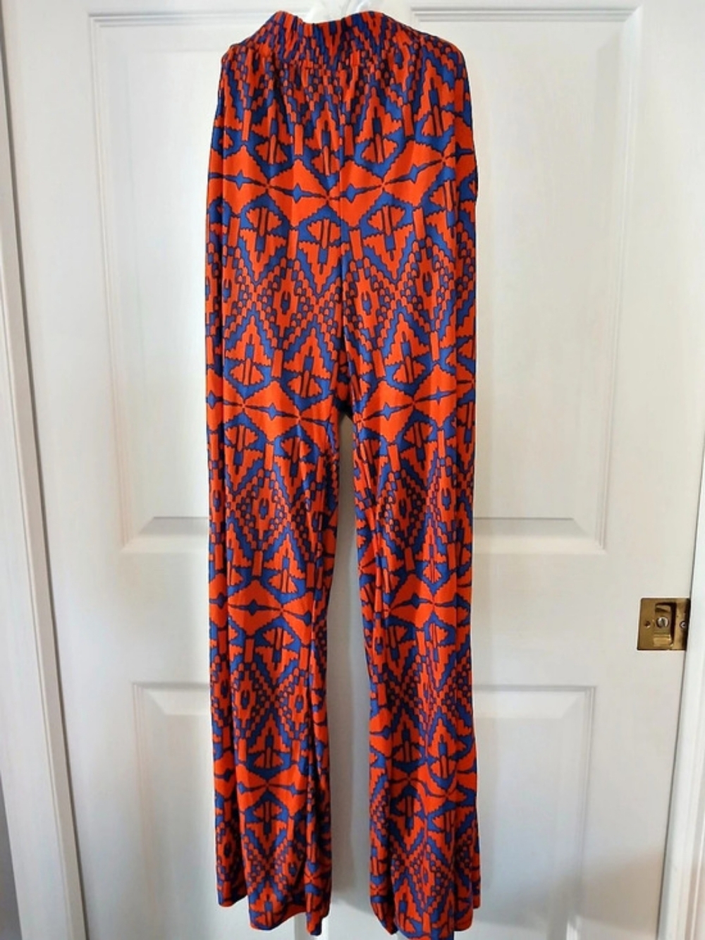 Alma Mater brand UF Gators Elastic/ Pants, Wide Leg in Orange & Blue. Size Small